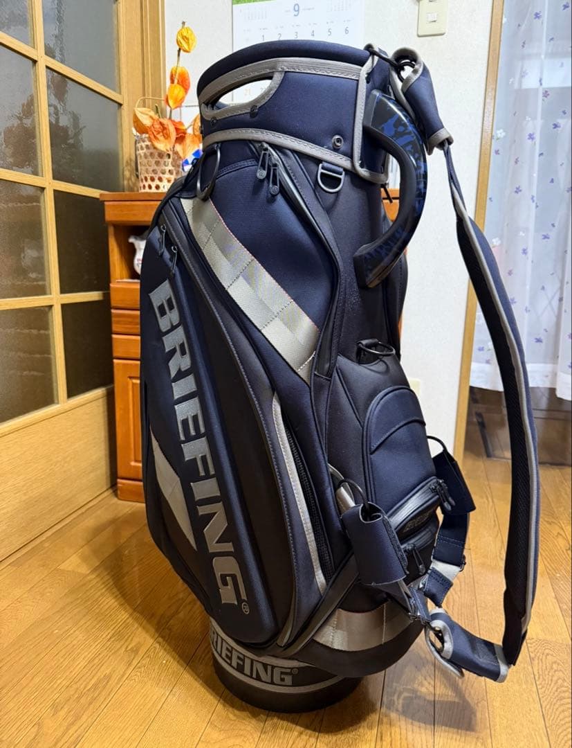 ノ*ガ様 ブリーフィング BRIEFING キャディバッグ CR-3 03　ネイ