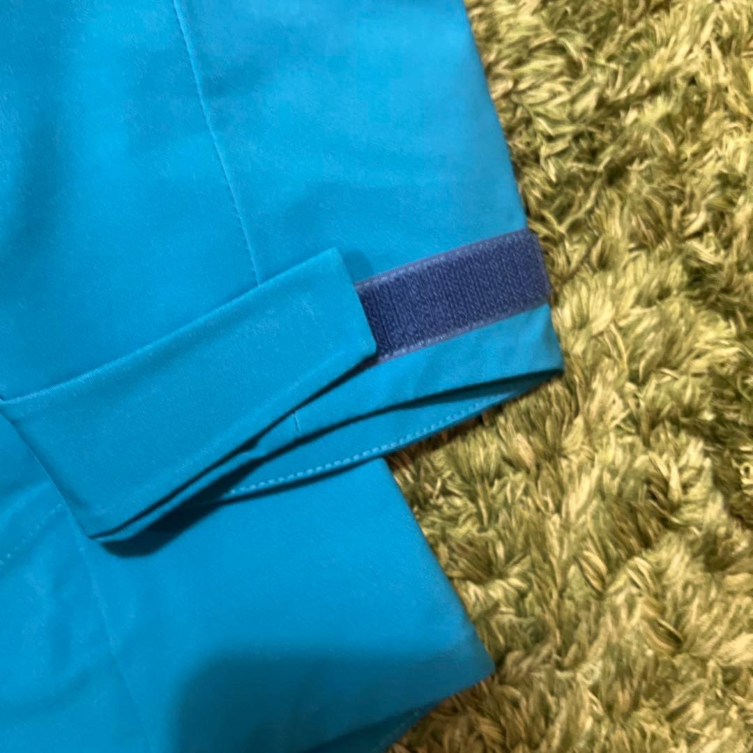 新品Ｍサイズ　高機能ラウドマウスゴルフメンズダントツ撥水レインウェア　ブルー