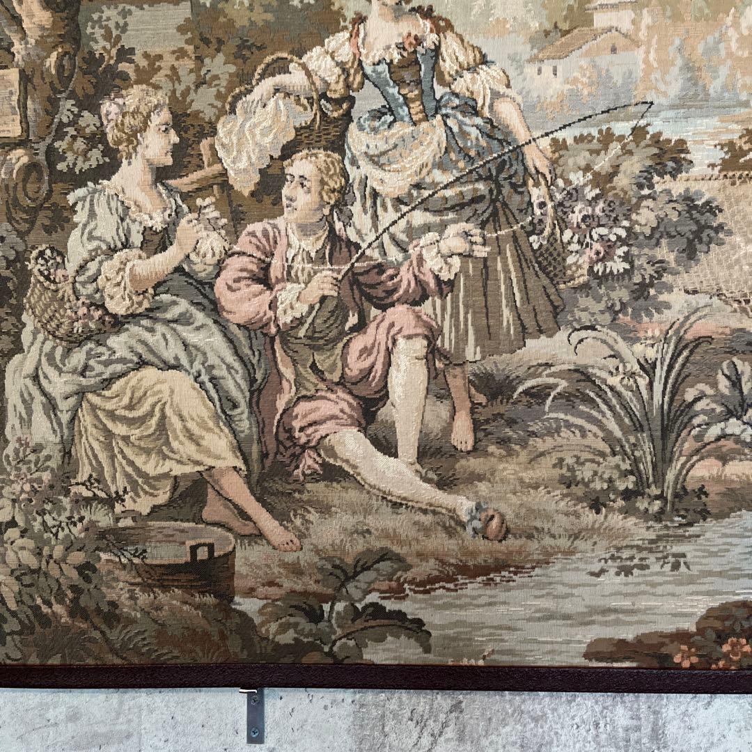大型 バロックスタイル タペストリー 田園風景