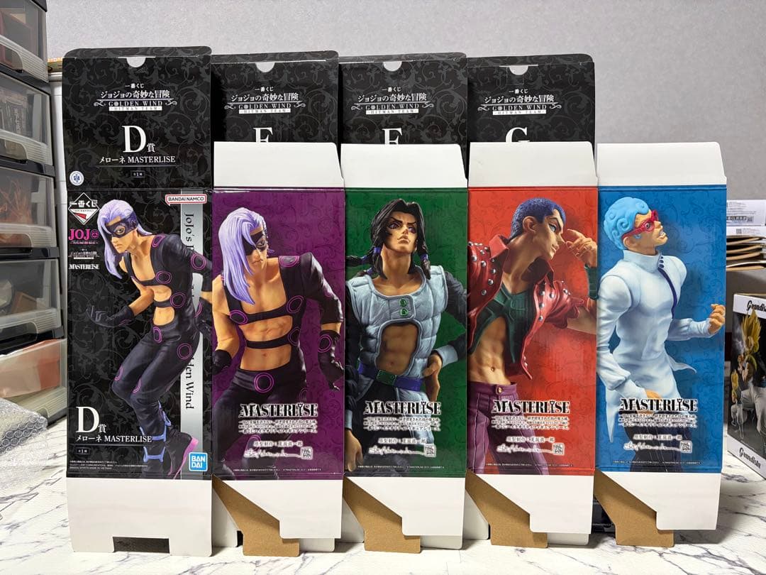 一番くじ ジョジョの奇妙な冒険 GOLDEN WIND HITMAN TEAM