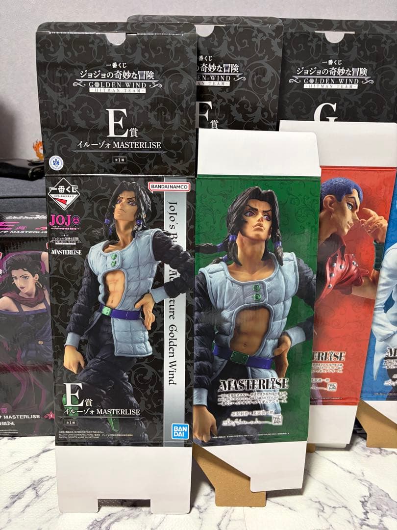 一番くじ ジョジョの奇妙な冒険 GOLDEN WIND HITMAN TEAM