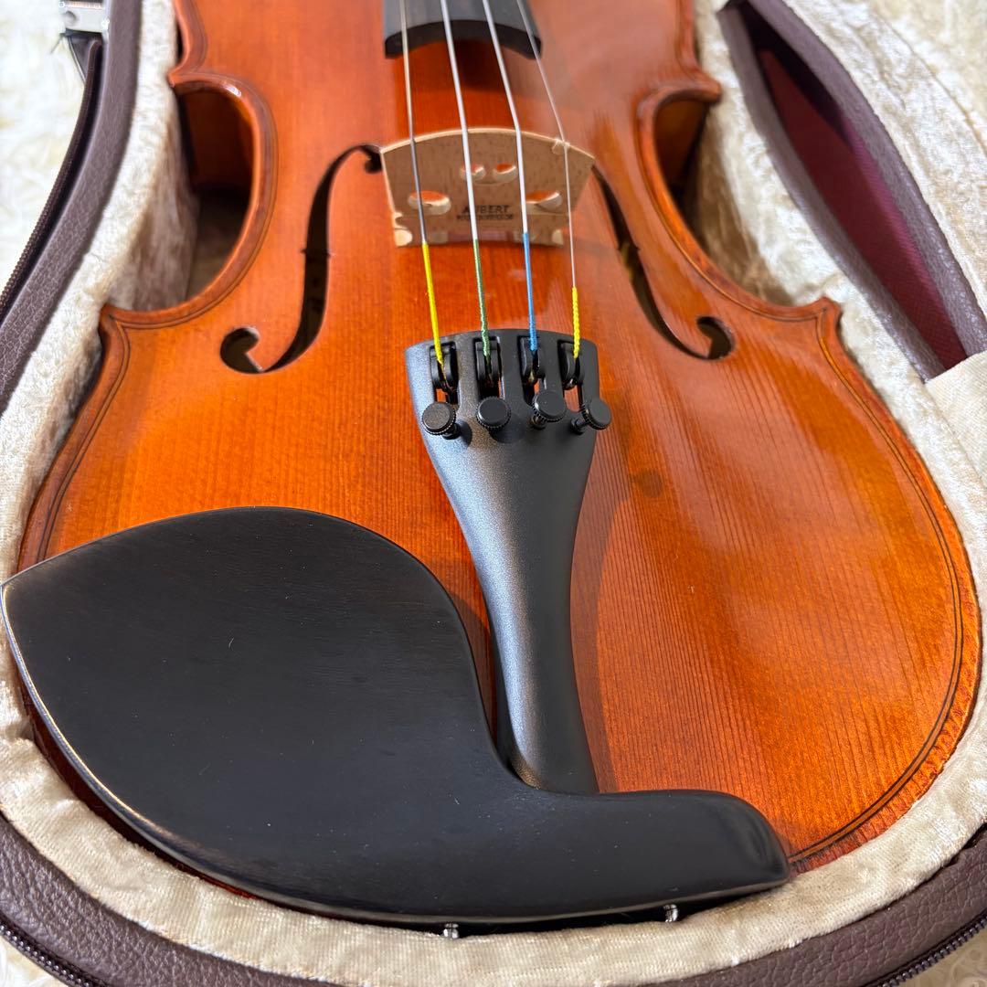 【極美品】K. SHIMORA NO.80 4/4 バイオリン ドイツ製 新品弓