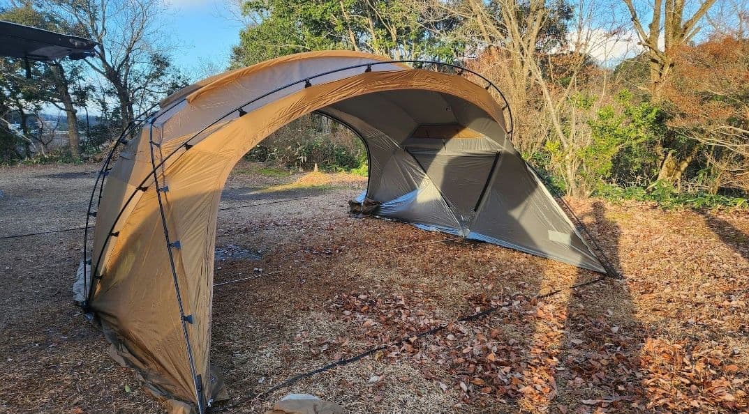 【希少】beetle16 大型シェルターテント 延長テント付き