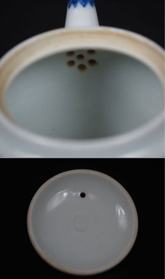 送料無料　大正～昭和前期　京焼 平安清豊造 煎茶器7セット　共箱　煎茶道具