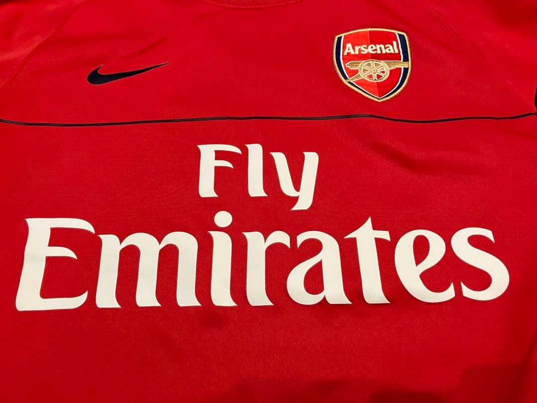 アーセナルFC Nike スウェット 赤 古着　ナイキ　プレミアリーグ