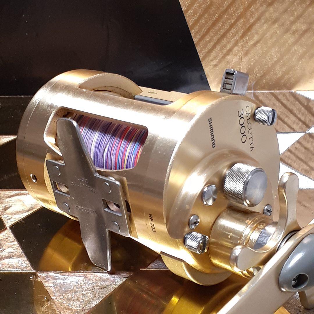 シマノ カルカッタ デジタナSLS 3000 船用 タイラバ ベイトリール 美品