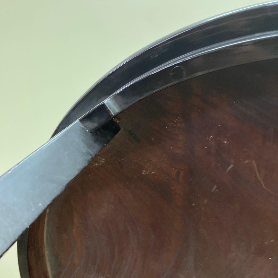 4F 木製 円形 ローテーブル 座卓 ちゃぶ台 アンティーク ヴィンテージ