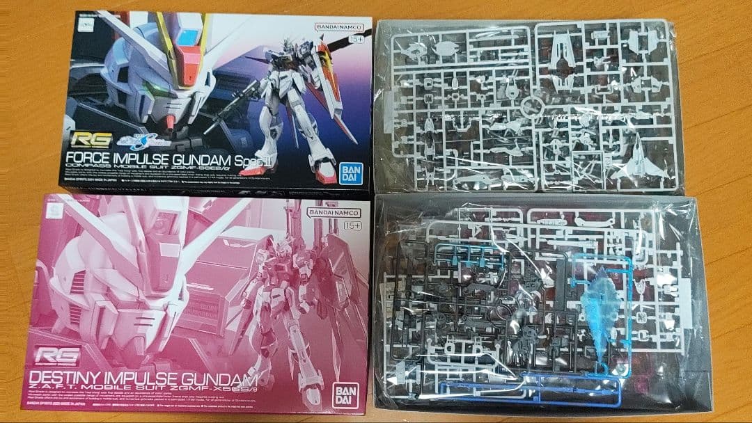 RG(リアルグレード) ガンプラ インパルスガンダム4体セット