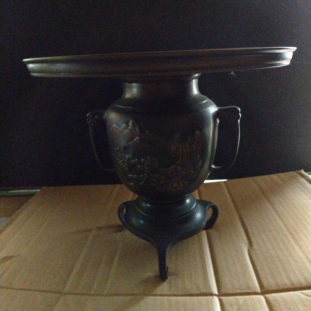 銅、うすばた　華道、床の間飾り