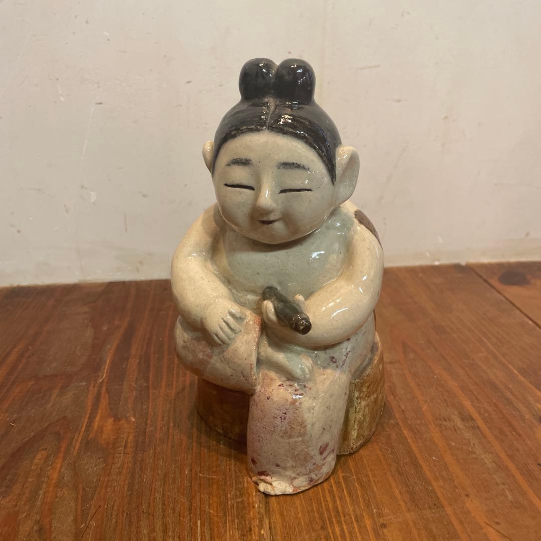 美品　陶芸　置物　オブジェ　年代物　ヴィンテージ　雰囲気ある