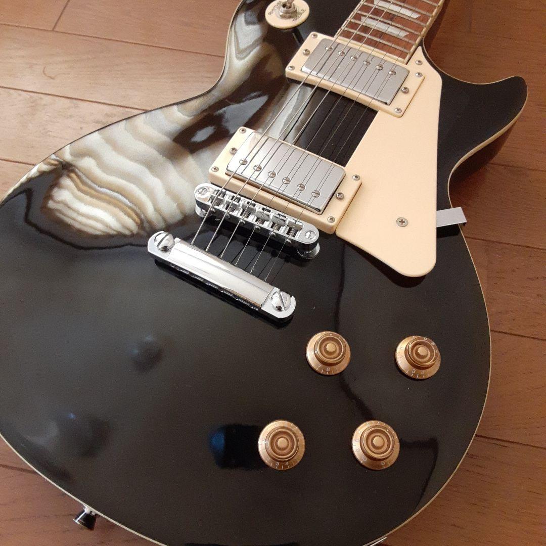 美品　Maison ブラック エレキギター レスポールタイプ