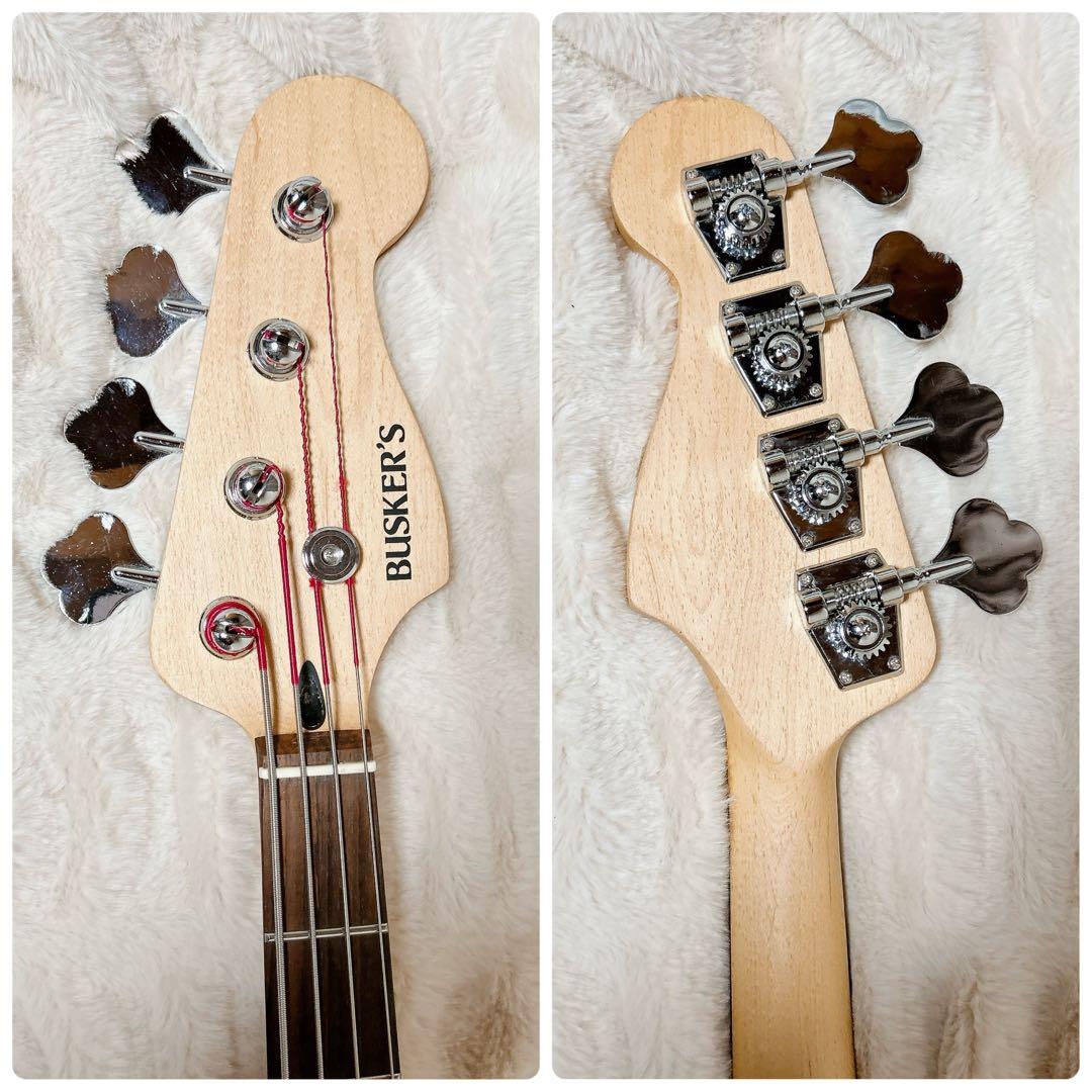 美品 BUSKER’S LJB-Z MBL ジャズベース ブルー エレキベース