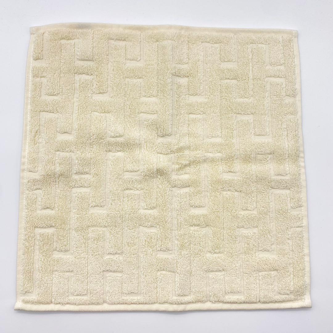 【未使用】HERMES・エルメス・ハンドタオル・セット・オフホワイト・オレンジ