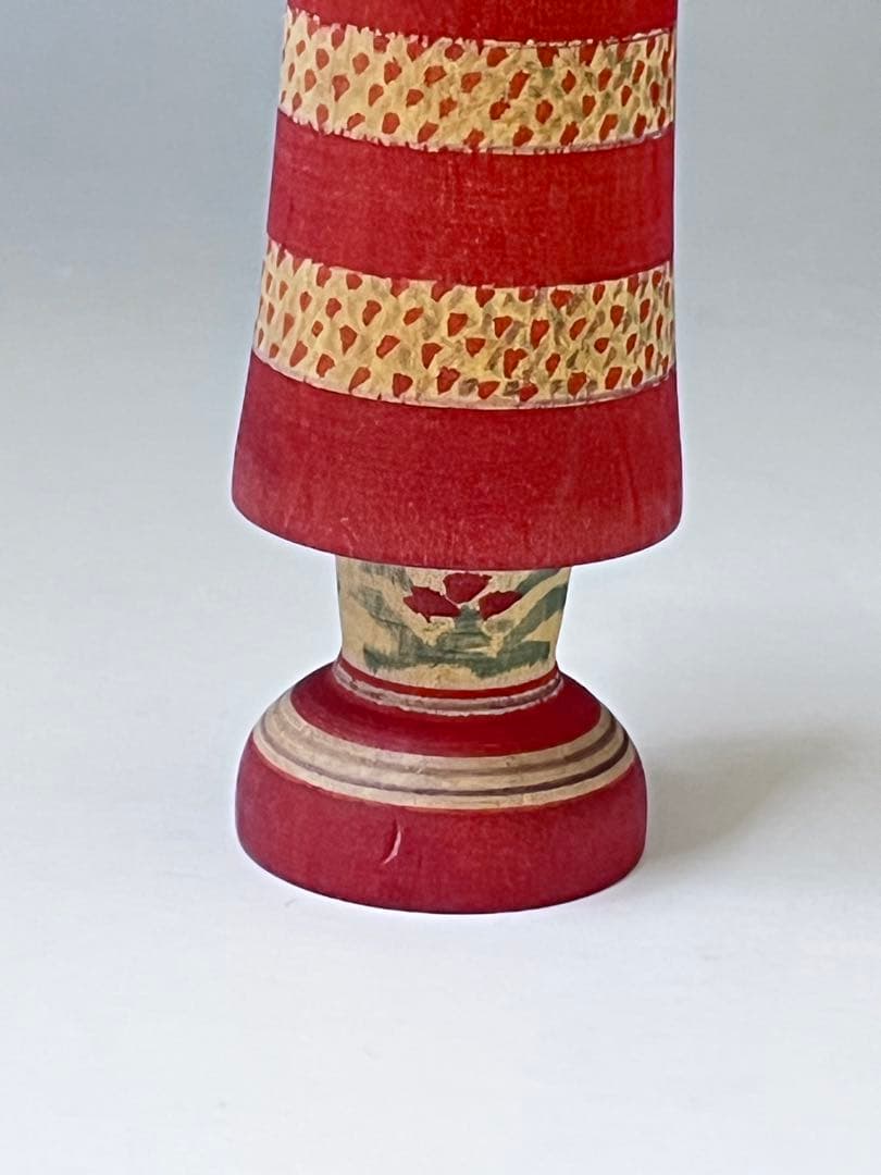 C561 レア　こけし　渡辺忠雄　土湯系　伝統こけし　日本伝統こけし　日本人形