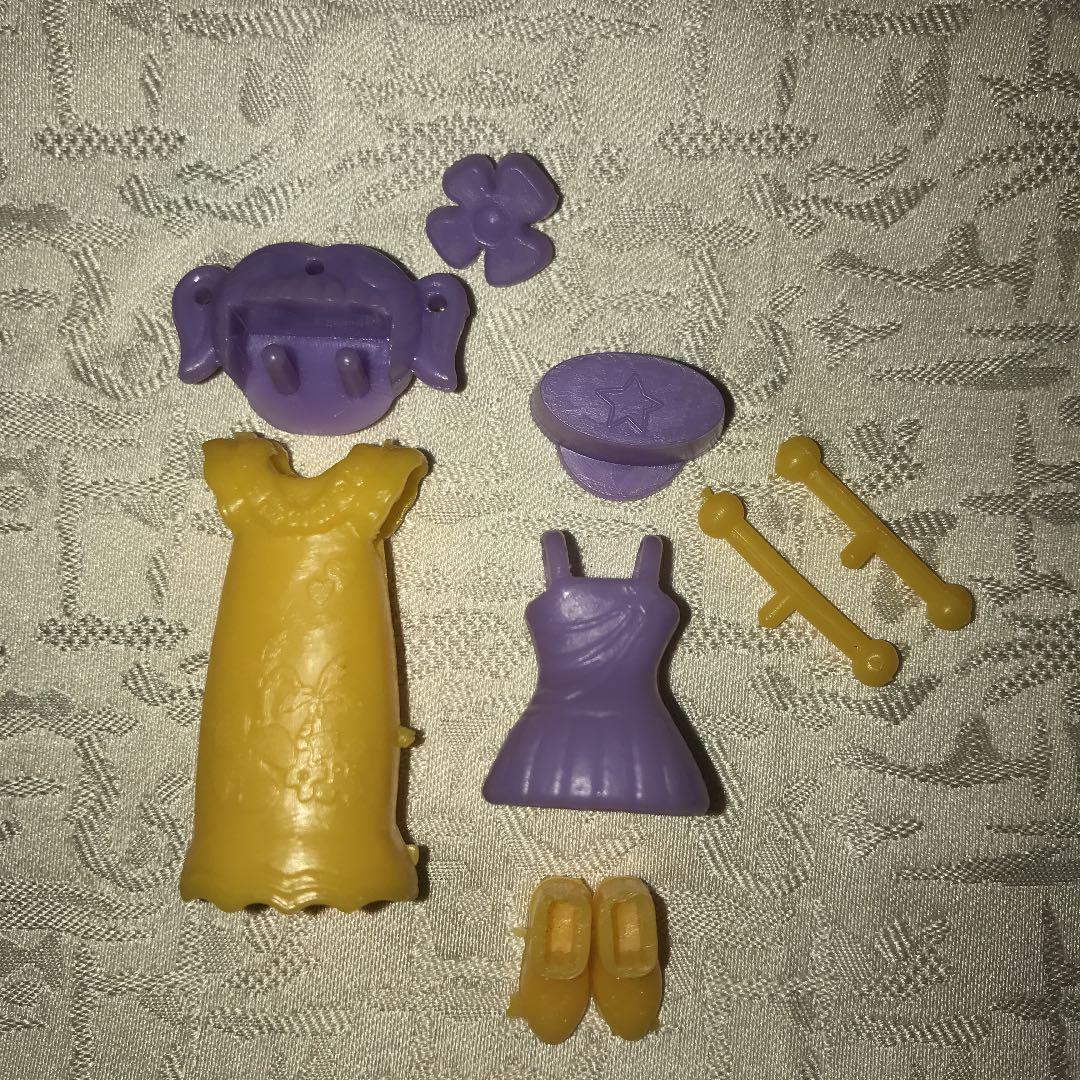 グリコおまけ　昭和　レトロ　パピーちゃん(バトンルック　ムウムウドレス)