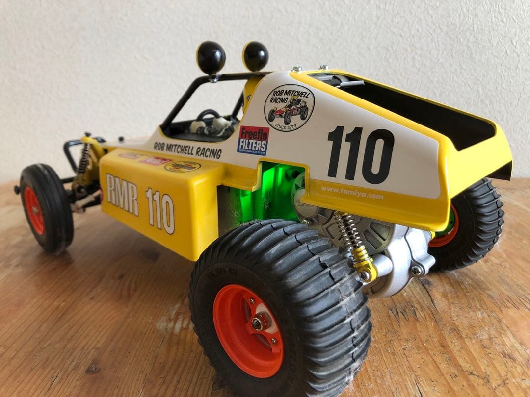 新品未使用)タミヤ)メカレス)シャーシ/グラスホッパー・ボディ/バギーチャンプ