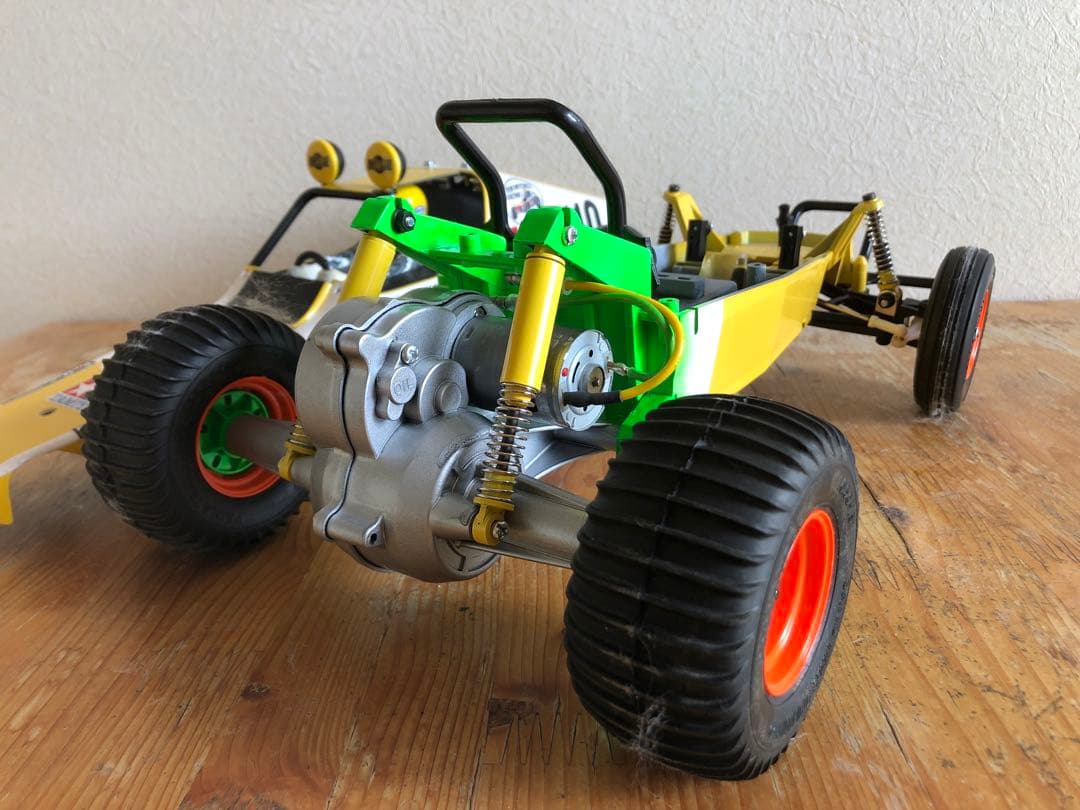 新品未使用)タミヤ)メカレス)シャーシ/グラスホッパー・ボディ/バギーチャンプ