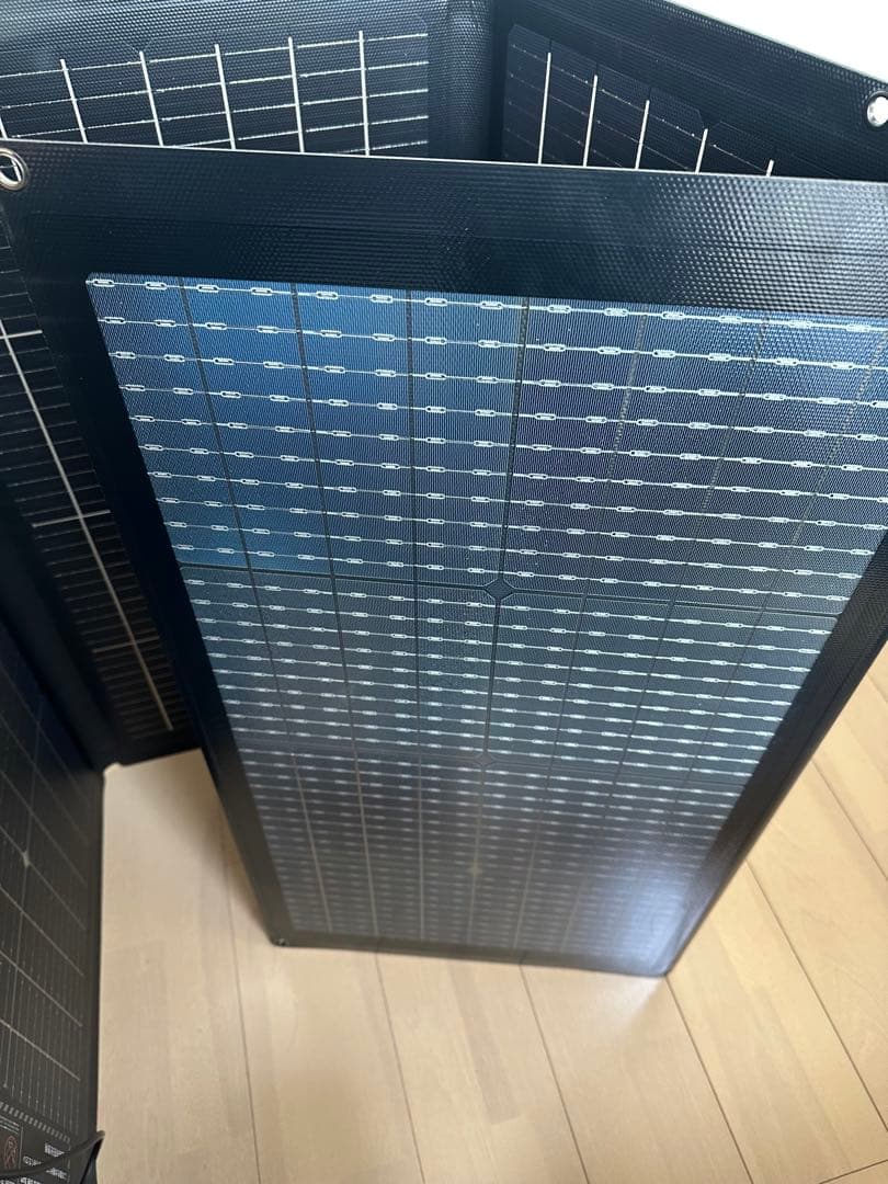 EcoFlow エコフロー　220W 両面受光　ソーラーパネル　延長ケーブル付