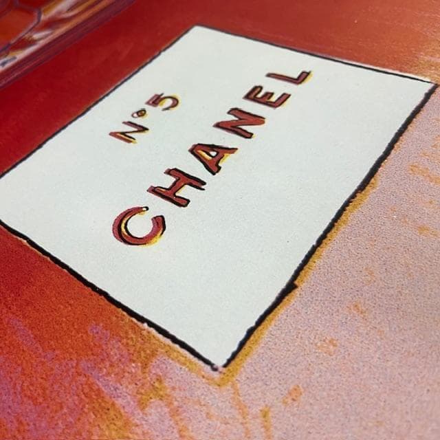 特別額装品/シャネル Red/アンディ ウォーホル/インテリア/ポスター/アート