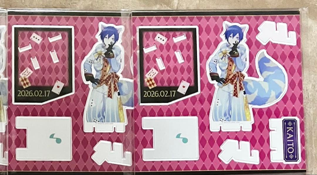 プロセカ　はぴこれ　KAITO 缶バッジ　アクリルスタンド