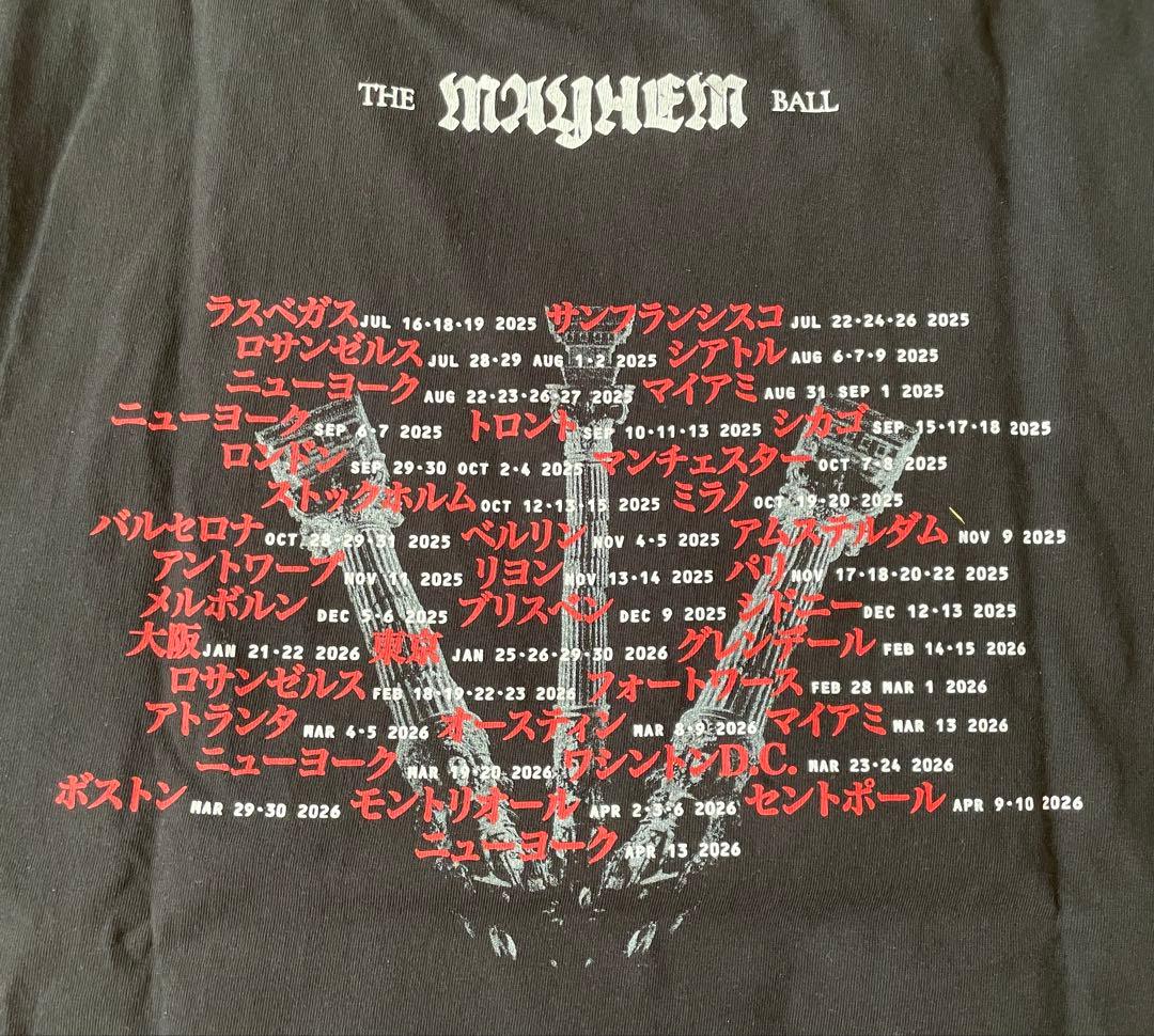 ★新品・未使用★レディーガガ　踊るか　死ぬか　ツアーTシャツ　M