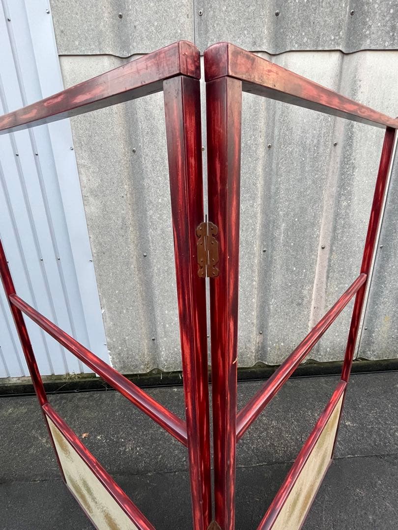 稀少/古道具/当時物/無垢材/木製/衣紋掛け/衣桁/着物掛け/32