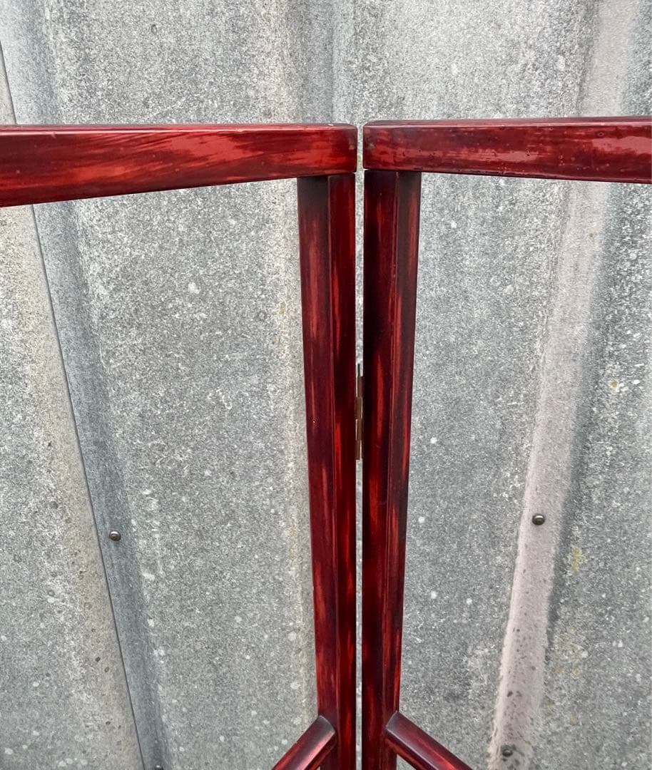 稀少/古道具/当時物/無垢材/木製/衣紋掛け/衣桁/着物掛け/32