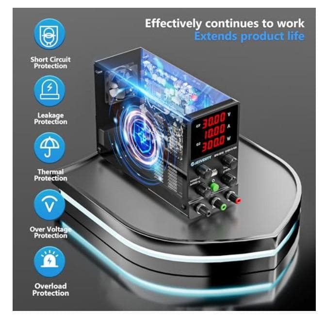 直流安定化電源新型SPS-3010M(30V/10A) 0-10A電圧電流可変