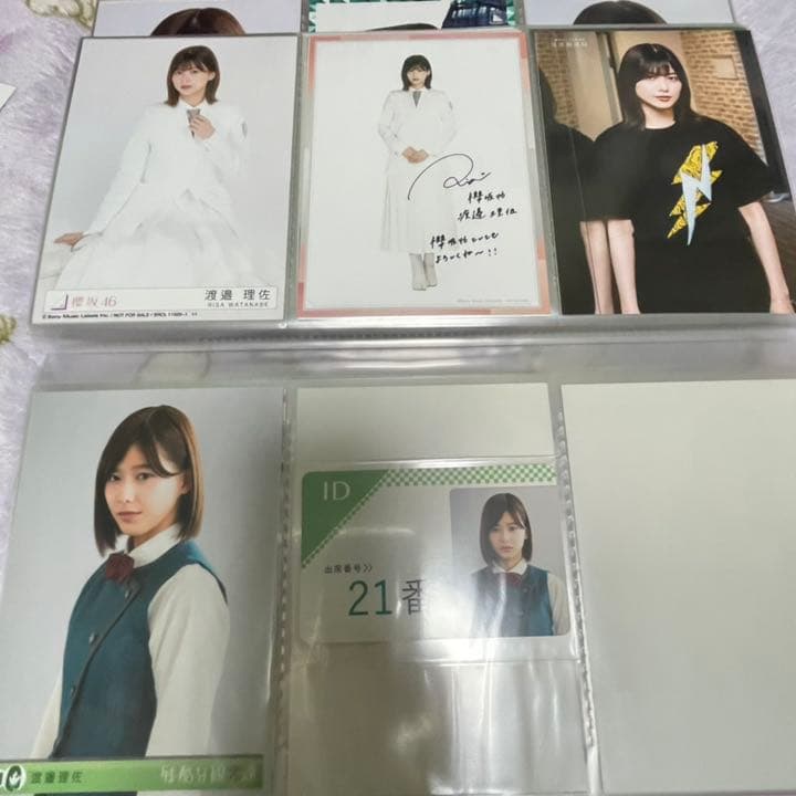 渡邉理佐 生写真 144枚+トレカ等
