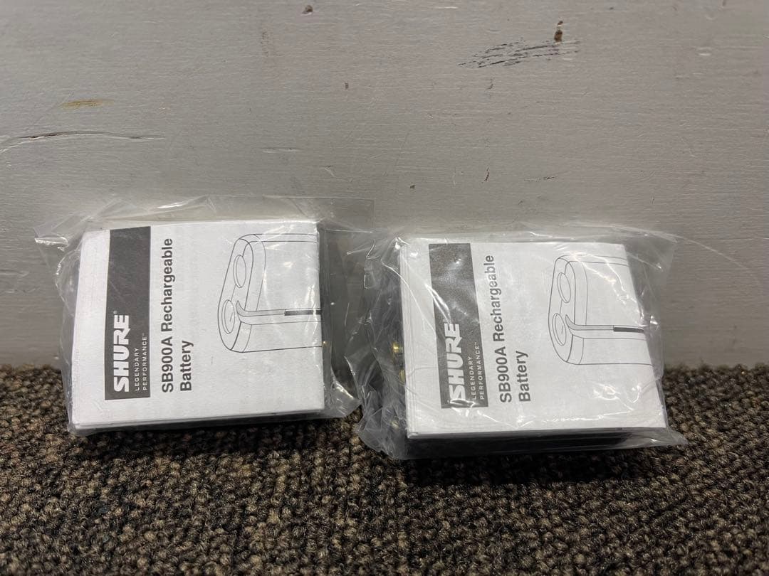 SHURE SB900A 純正バッテリー 2個 未使用 長期保管品