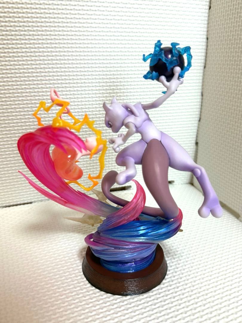 【美品】G.E.M.EXシリーズ ミュウ＆ミュウツー フィギュア　特典色紙付