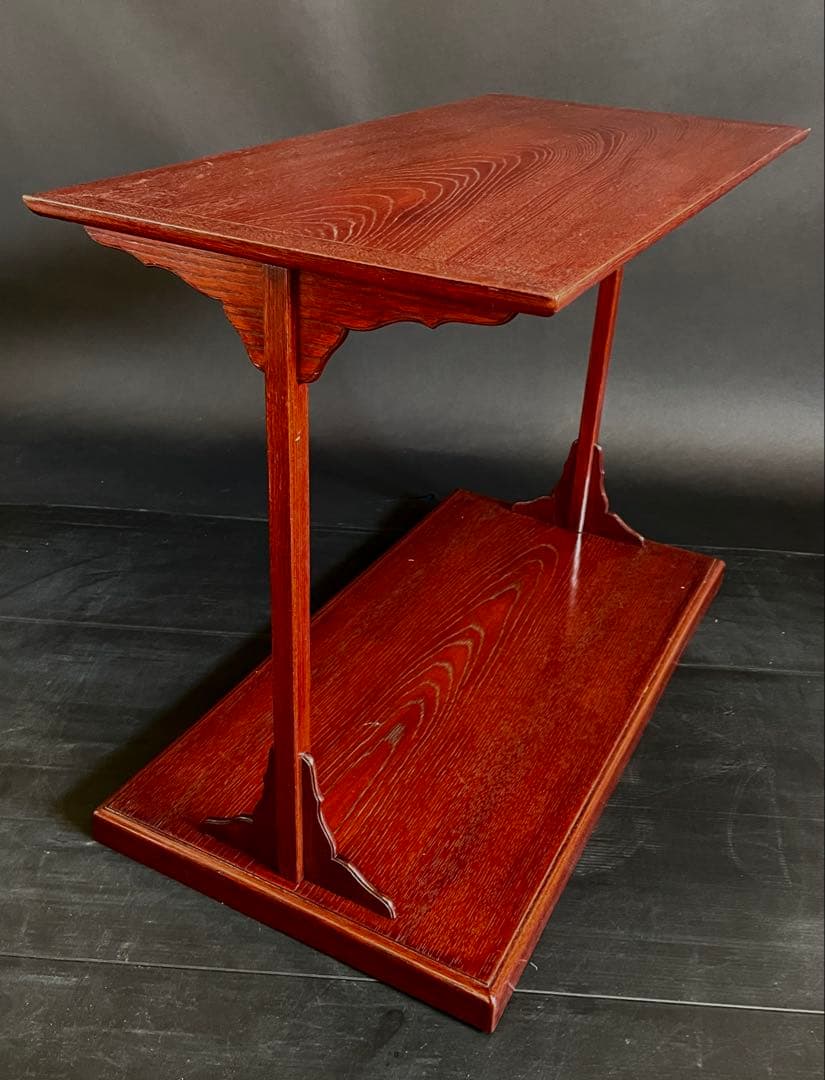 「祖」 清間斎 有斐 小堀家新製写 及台子 共箱 時代茶道具 （201F①）