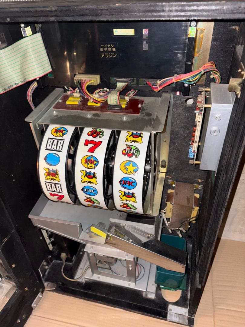 【通電確認済】ALADDIN レトロスロット アラジン パチスロ実機 2号機