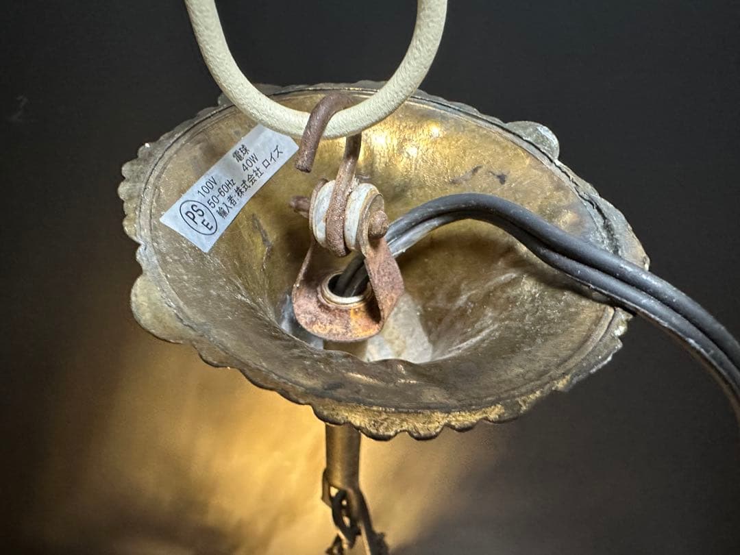 フランス製　アンティーク　エンパイヤシャンデリア