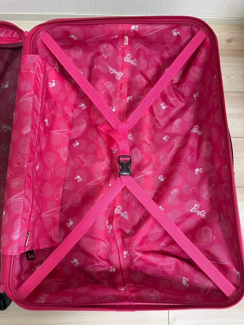 Barbie バービー ace スーツケース ピンク ホワイト 大型