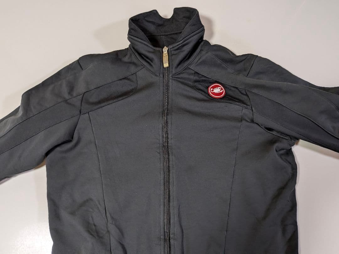 Castelli カステリ サイクルジャケット 長袖 冬用　S ブラック 黒