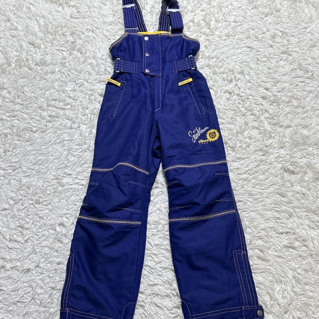 【2299】✨美品✨ ellesse スキーウェア　セットアップ　フラワー