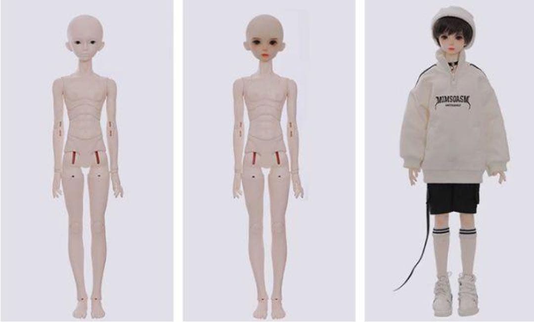 AX863 BJD 1/4 ドール本体 Kaka 球体関節人形 ハンドメイド