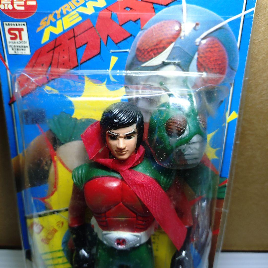 ポピー 新仮面ライダー スカイライダー 面取り ソフビ 右配置 未開封