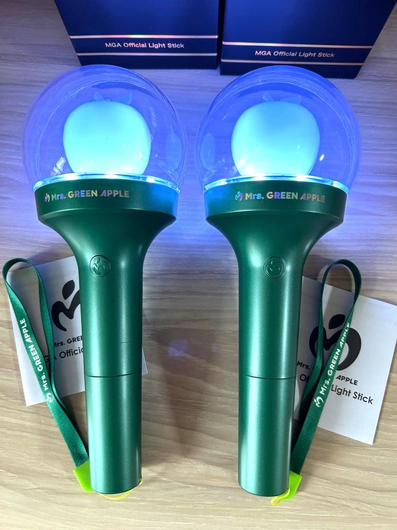 Mrs. GREEN APPLE ペンライト　りんご棒　2本