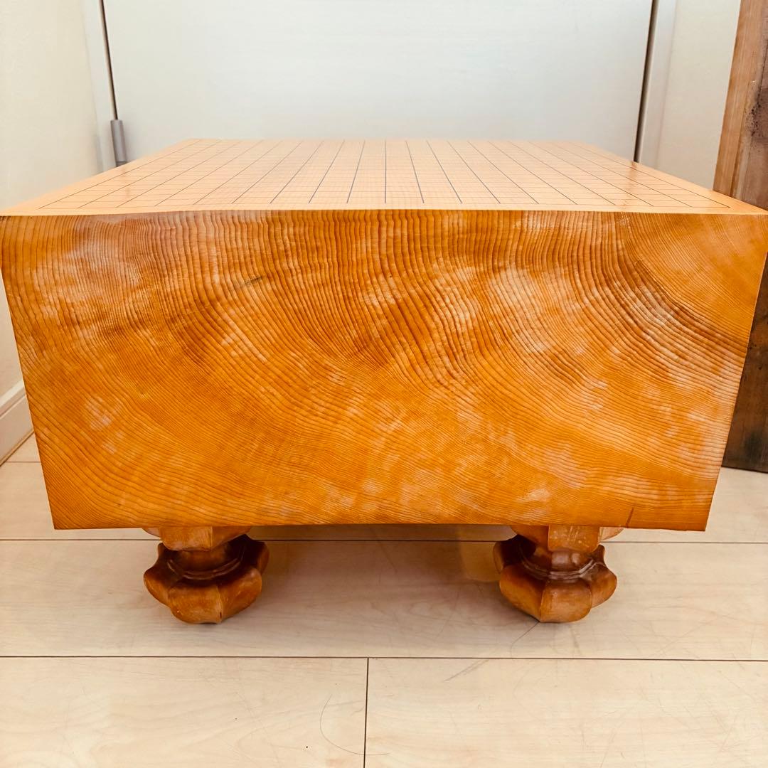 【ももこ】本榧　囲碁盤　6寸8分　6.8寸　天地柾目　前田榧碁盤店