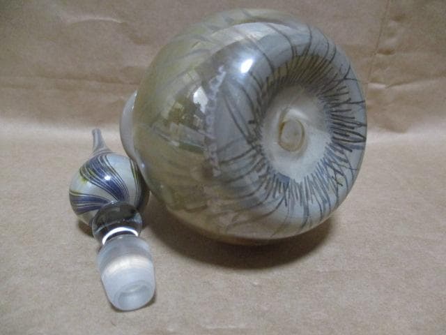 香水瓶　ベネチア　マーブルグラス　R19-3