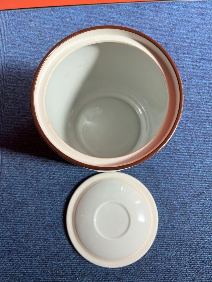 893 哲山堂造 染付金襴手　水指 美濃焼