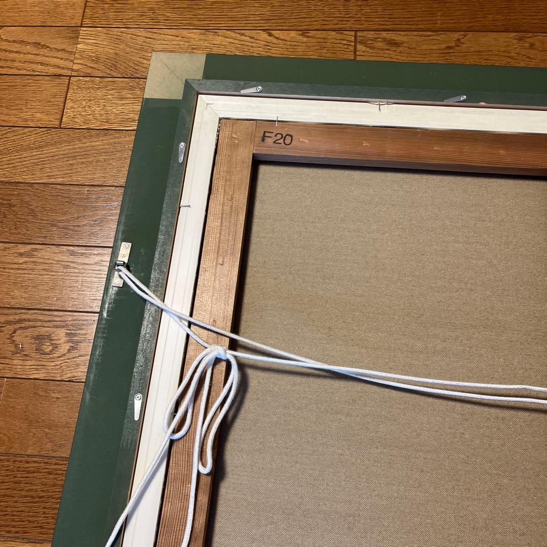 F20　早瀬遼　油彩　白樺林