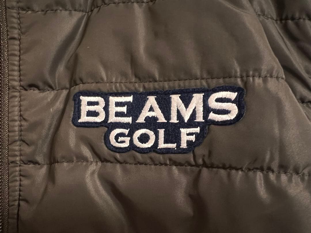 BEAMS GOLF ダウンベスト ダークブラウン