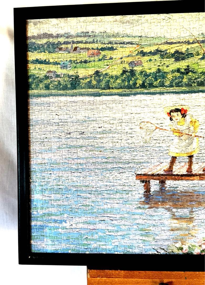 RORD 赤毛のアン 1000Pきらめきの湖(完成品)+皿