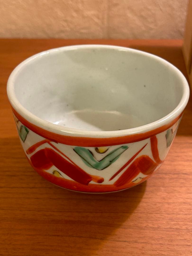 貴重 須田菁華 色絵 茶碗 検 九谷焼 茶道 検 魯山人