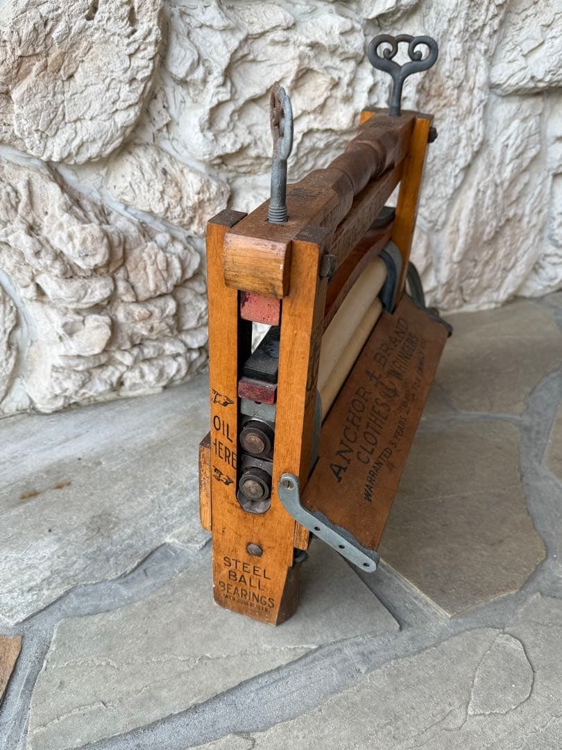 【値下げ】アンティーク アンカー 社ローラー式脱水機