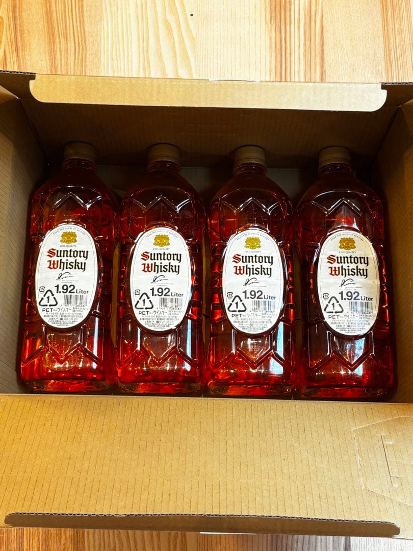 白角 希少終売 サントリーウイスキー 1.92リットル 4本セット