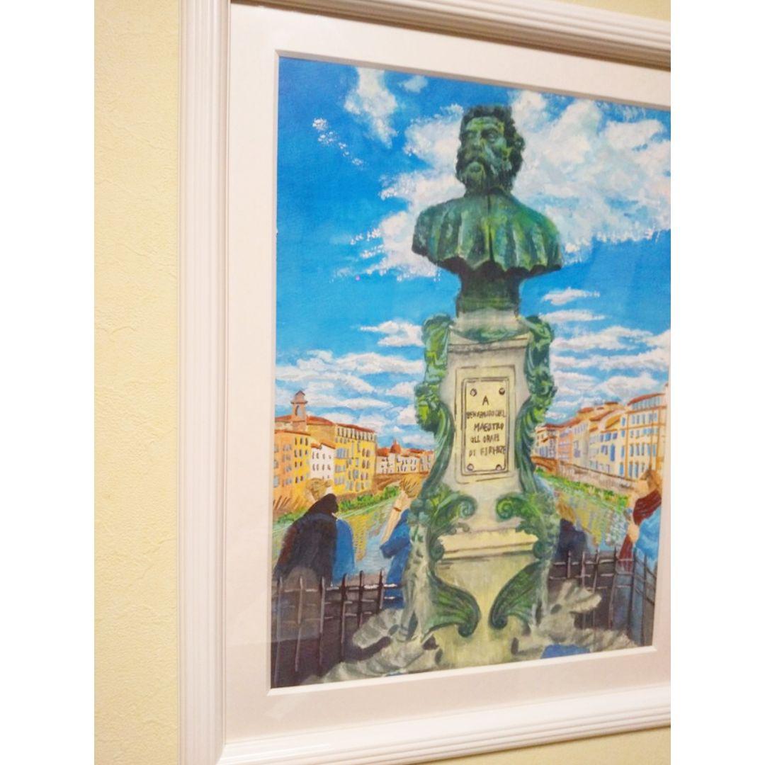 イタリア　ヴェッキオ橋　彫刻